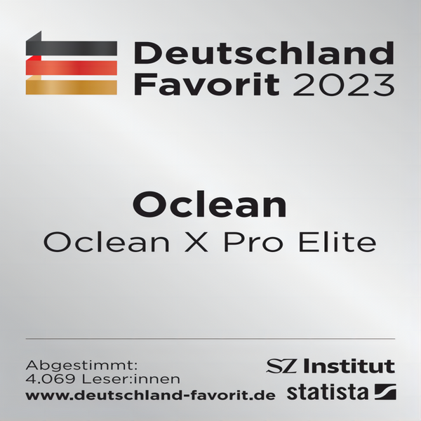 Az Oclean X Pro Elite megkapta a rangos "Deutschland Favorit 2023" díjat