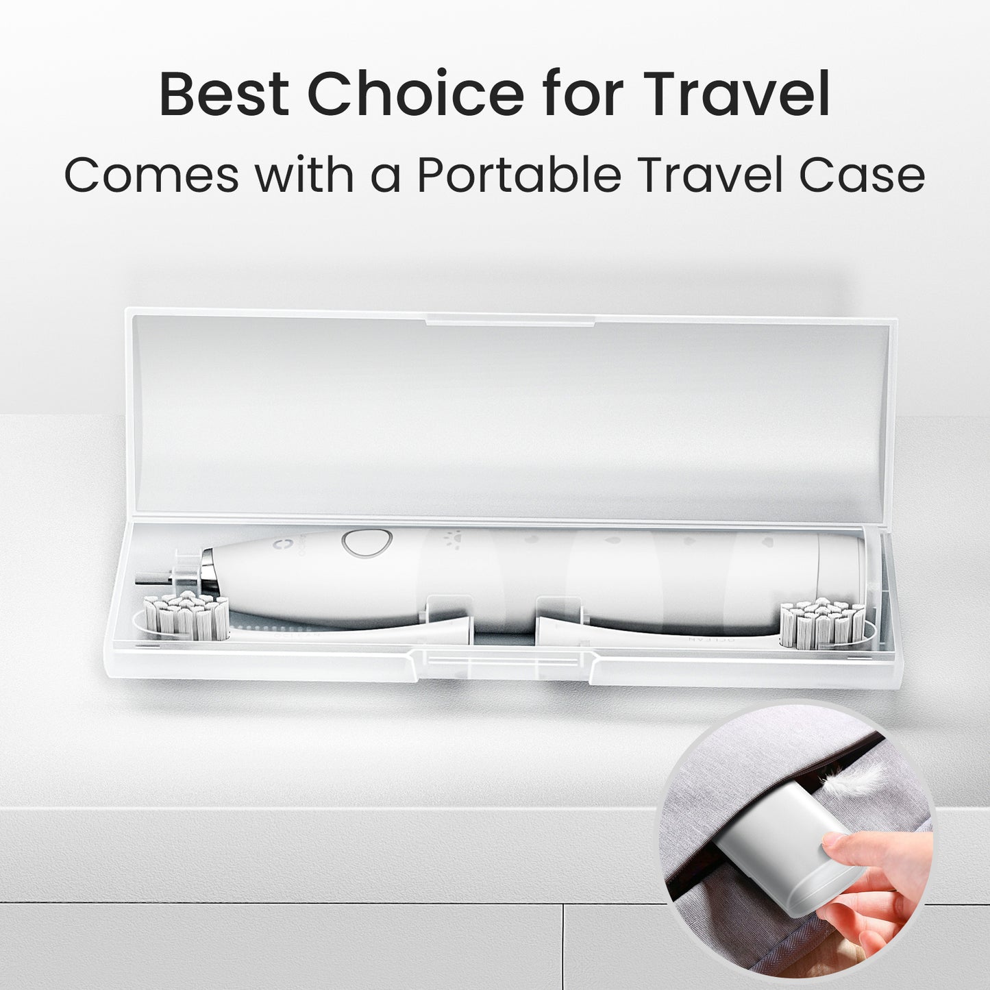 Oclean TravelGo Flow Set Sonic elektromos fogkefe - Fogkefék - Clean Global Store